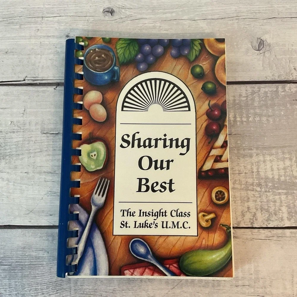 Sharing Our Best Cookbook St Luke's Methodist Church 1999 Oklahoma City Insight